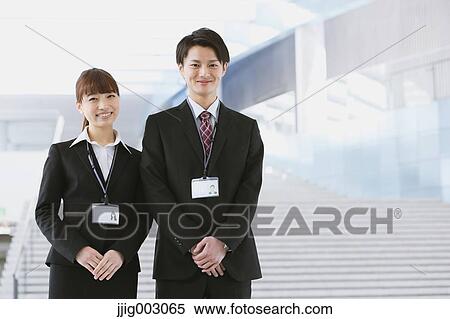 Stock Photography - Japanese business people. Fotosearch