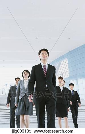 Stock Photography - Japanese business people. Fotosearch