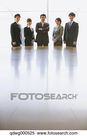 Stock Photography - Japanese business people. Fotosearch