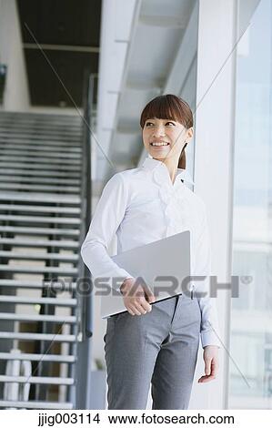 Picture - Japanese businesswoman. Fotosearch