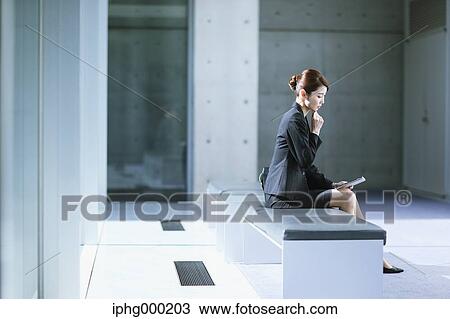 Stock Image - Japanese businesswoman. Fotosearch