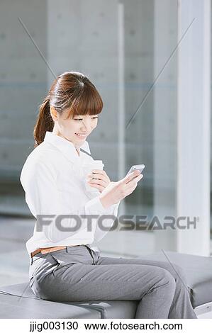 Stock Image - Japanese businesswoman. Fotosearch