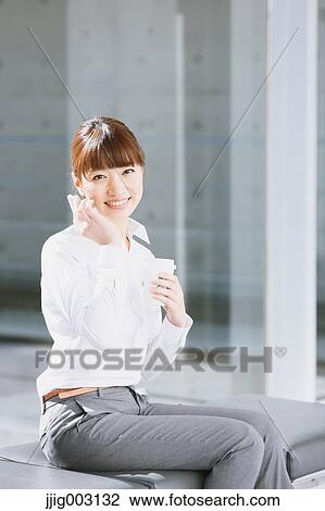 Stock Image - Japanese businesswoman. Fotosearch