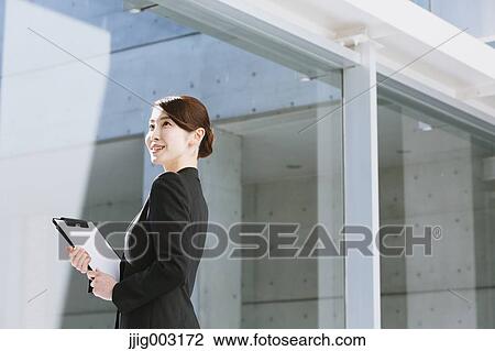 Stock Image - Japanese businesswoman. Fotosearch