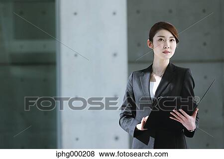 Stock Photo - Japanese businesswoman. Fotosearch