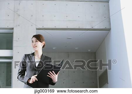 Stock Photo - Japanese businesswoman. Fotosearch