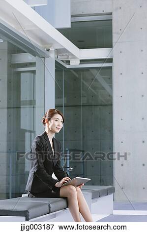 Stock Photo - Japanese businesswoman. Fotosearch
