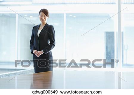 Stock Photo - Japanese businesswoman. Fotosearch