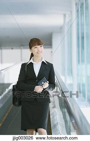 Stock Photograph - Japanese businesswoman. Fotosearch