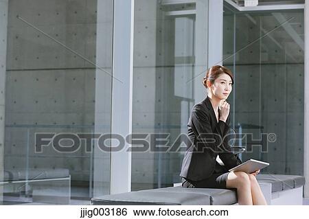 Stock Photograph - Japanese businesswoman. Fotosearch