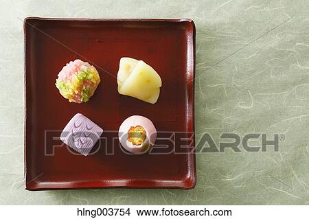 Picture - Japanese confectionery. Fotosearch