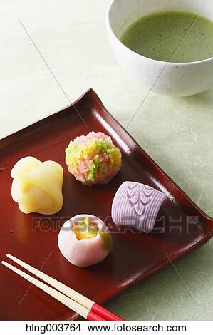 Japanese confectionery View Large Photo Image Picture - Japanese confectionery. Fotosearch