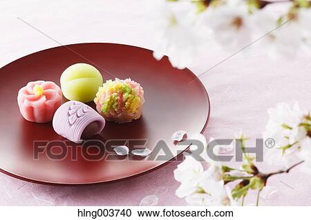 Japanese confectionery View Large Photo Image Stock Image - Japanese confectionery. Fotosearch