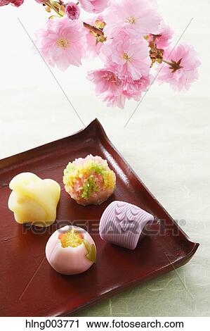 Japanese confectionery View Large Photo Image Stock Image - Japanese confectionery. Fotosearch