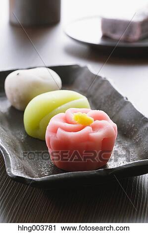 Japanese confectionery View Large Photo Image Stock Image - Japanese confectionery. Fotosearch
