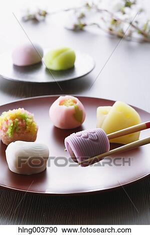 Japanese confectionery View Large Photo Image Stock Image - Japanese confectionery. Fotosearch