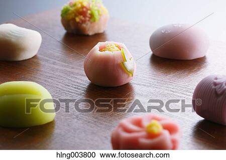 Japanese confectionery View Large Photo Image Stock Image - Japanese confectionery. Fotosearch