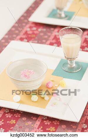 Stock Image - Japanese confectionery. Fotosearch
