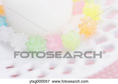 Stock Photo - Japanese confectionery. Fotosearch
