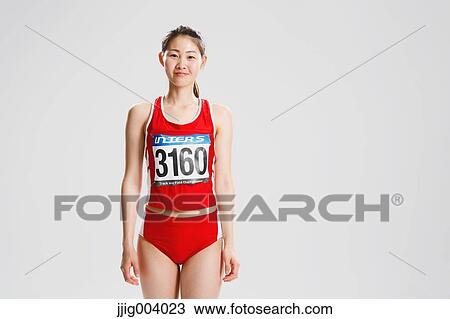 Japanese female athlete View Large Photo Image Stock Image - Japanese female athlete. Fotosearch