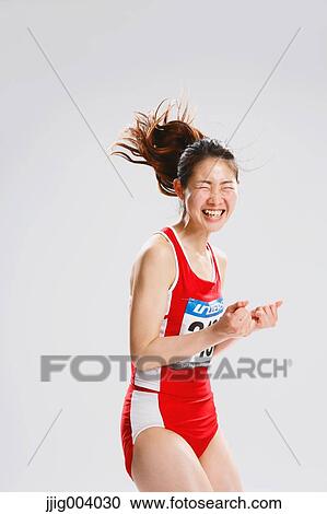 Japanese female athlete View Large Photo Image Stock Image - Japanese female athlete. Fotosearch