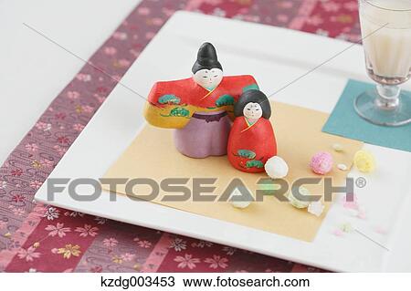 Stock Image - Japanese Hina dolls. Fotosearch