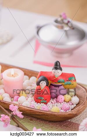 Japanese Hina dolls View Large Photo Image Stock Photo - Japanese Hina dolls. Fotosearch