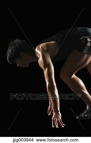 Picture - Japanese male athlete. Fotosearch