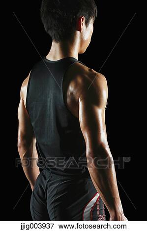 Stock Photo - Japanese male athlete. Fotosearch