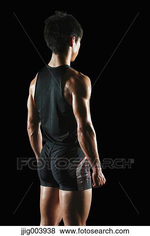 Stock Photo - Japanese male athlete. Fotosearch