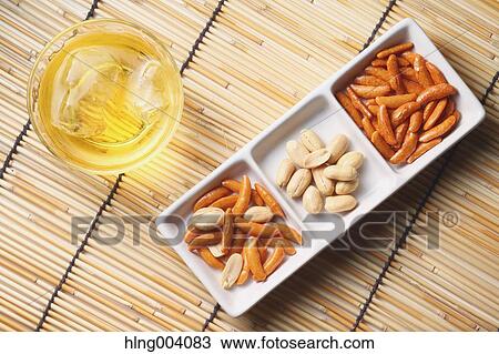 Japanese rice crackers View Large Photo Image Stock Image - Japanese rice crackers. Fotosearch