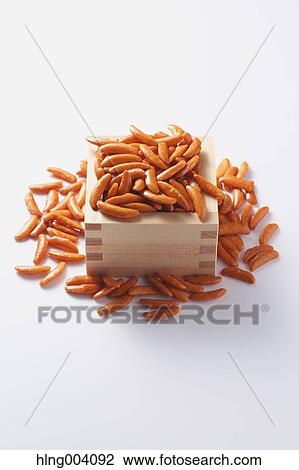 Japanese rice crackers View Large Photo Image Stock Image - Japanese rice crackers. Fotosearch