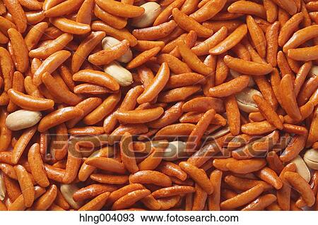 Japanese rice crackers View Large Photo Image Stock Image - Japanese rice crackers. Fotosearch