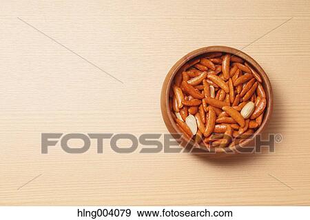 Stock Photo - Japanese rice crackers. Fotosearch