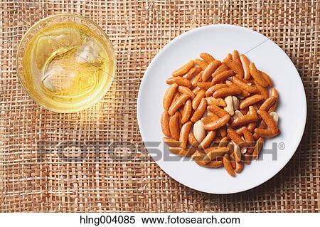 Stock Photography - Japanese rice crackers. Fotosearch