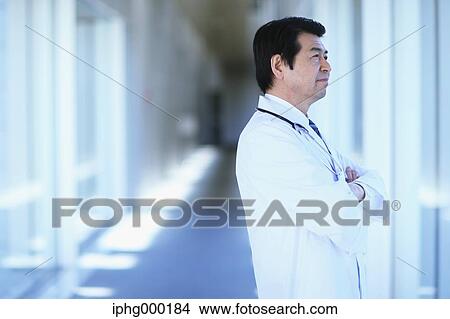 Japanese senior doctor at the hospital View Large Photo Image Picture - Japanese senior doctor at the hospital. Fotosearch