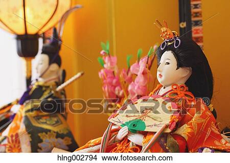 Picture - Japanese traditional Hina dolls. Fotosearch