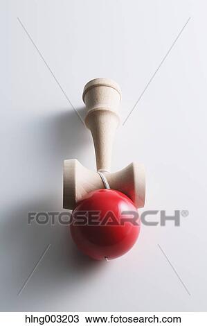 Stock Image - Japanese traditional Kendama game. Fotosearch