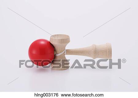 Stock Photograph - Japanese traditional Kendama game. Fotosearch