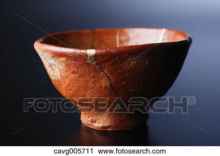 Stock Image - Japanese traditional pottery. Fotosearch