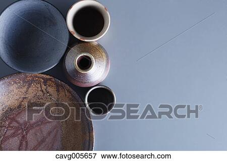 Japanese traditional pottery View Large Photo Image Stock Photo - Japanese traditional pottery. Fotosearch