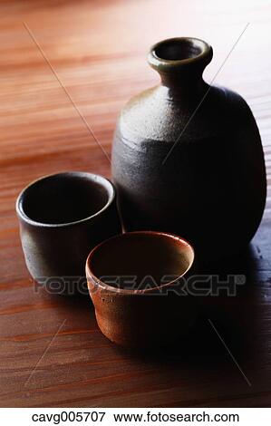 Stock Photo - Japanese traditional pottery. Fotosearch