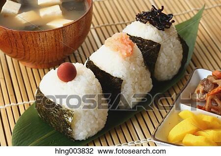 Stock Image - Onigiri. Fotosearch