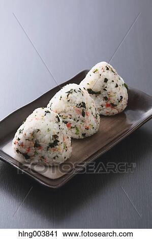Stock Image - Onigiri. Fotosearch