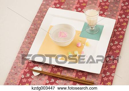 Stock Photo - Pastel color table coordinate. Fotosearch
