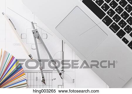 Planimetries in an architect studio View Large Photo Image Stock Photography - Planimetries in an architect studio. Fotosearch