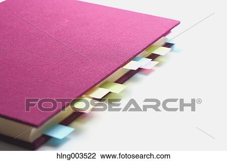 Post-it notes on a notebook View Large Photo Image Stock Image - Post-it notes on a notebook. Fotosearch