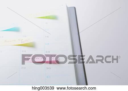 Post-it notes on a notebook View Large Photo Image Stock Photo - Post-it notes on a notebook. Fotosearch