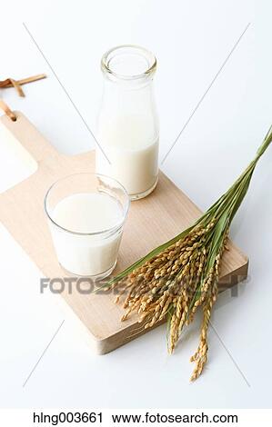 Stock Image - Rice and milk. Fotosearch