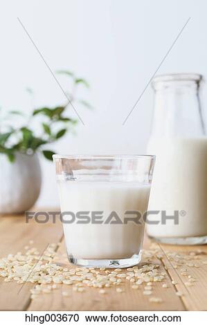 Stock Image - Rice and milk. Fotosearch